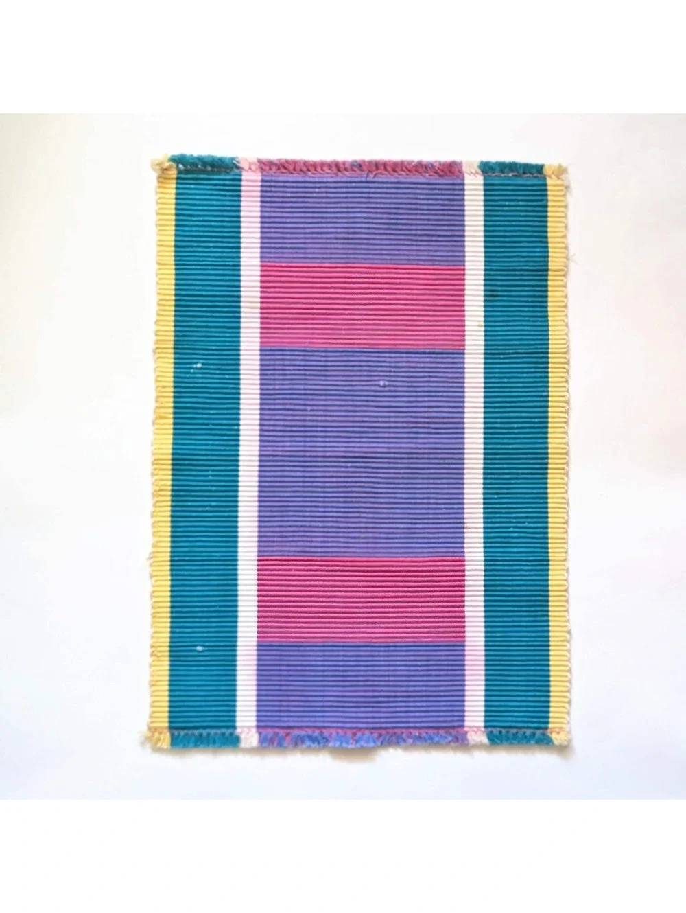 1980s Vintage Colorblock Placemats - Set of 4